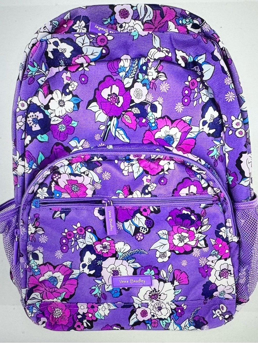 Vera Bradley Violet Floral Print Backpack